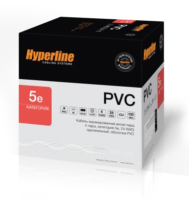 FUTP4-C5E-S24-IN-PVC-GY-305 Hyperline
